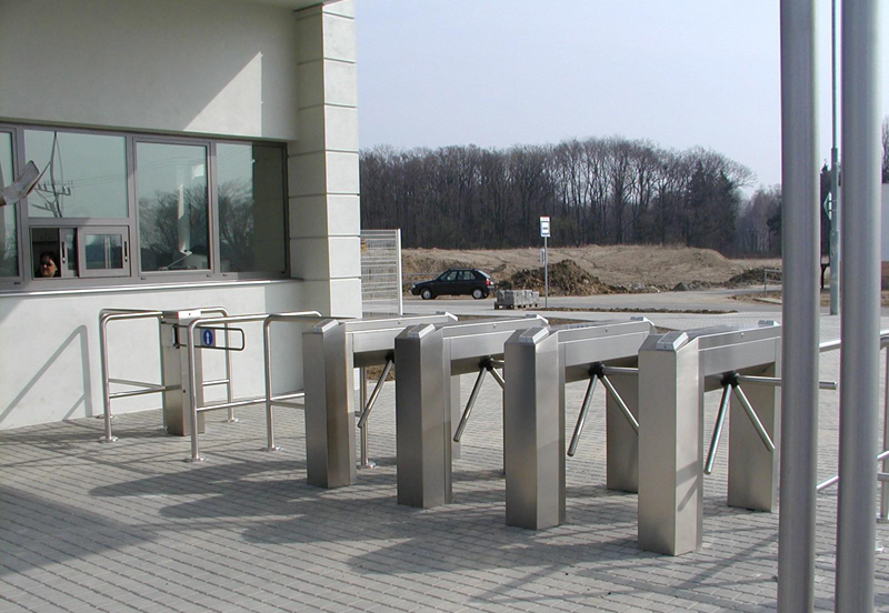工廠指紋識別三輥閘案例